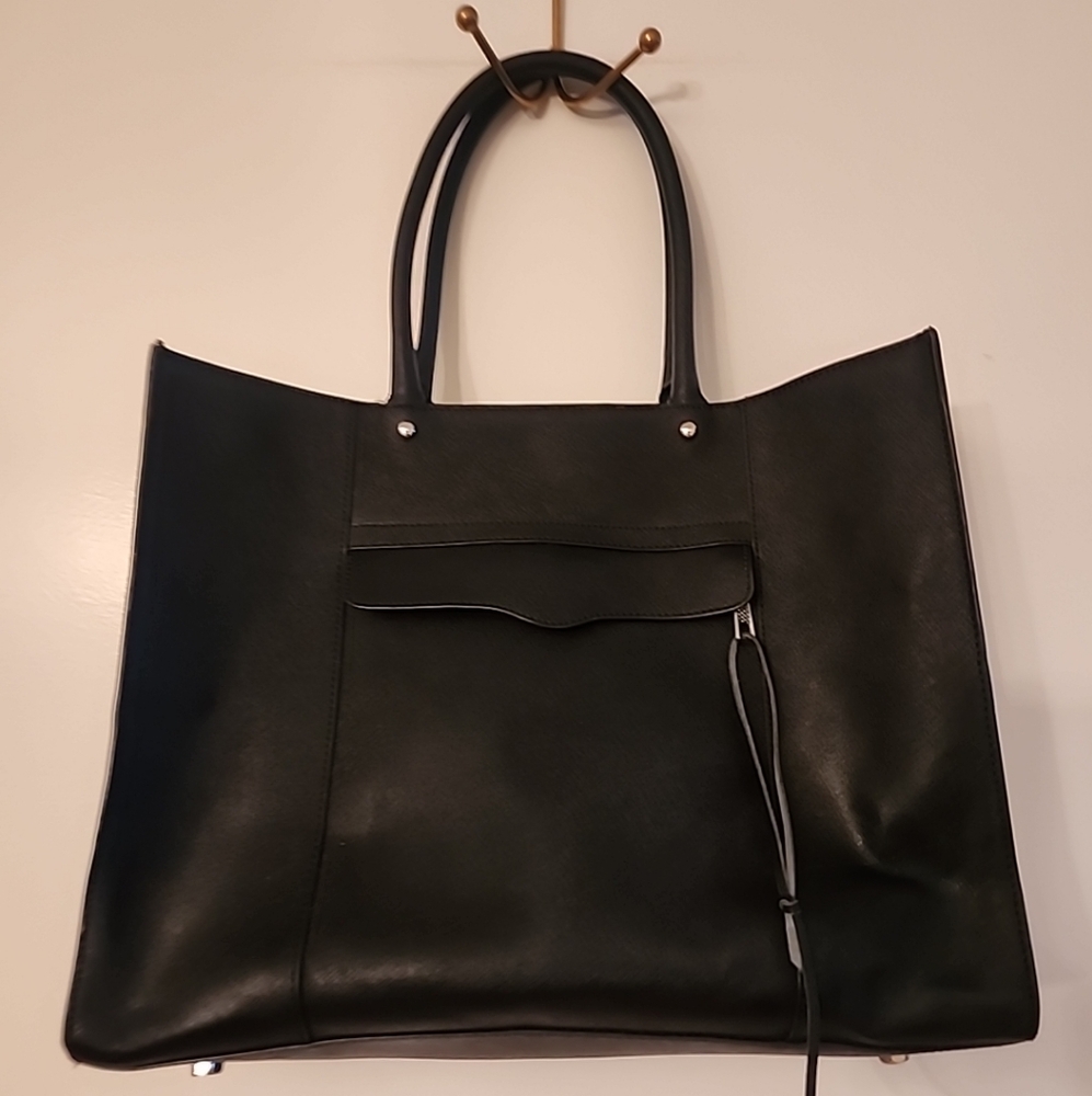 Rebecca Minkoff Saffiano Leather XLarge "MAB" Tote Shoulder Handbag